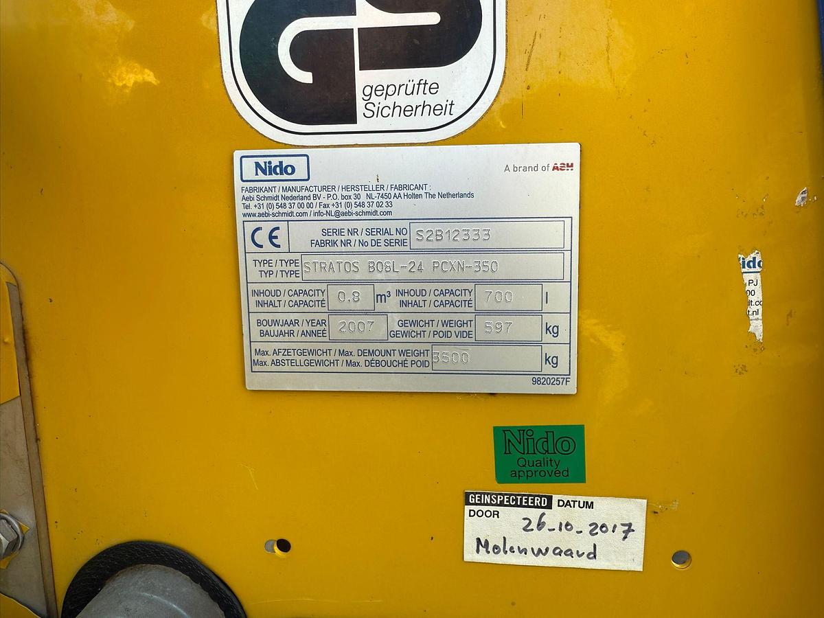 Used 2007 Nido Stratos B08L-24 PCXN-350