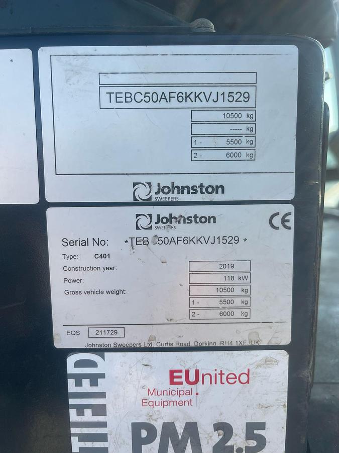 Used 2019 Johnston C401