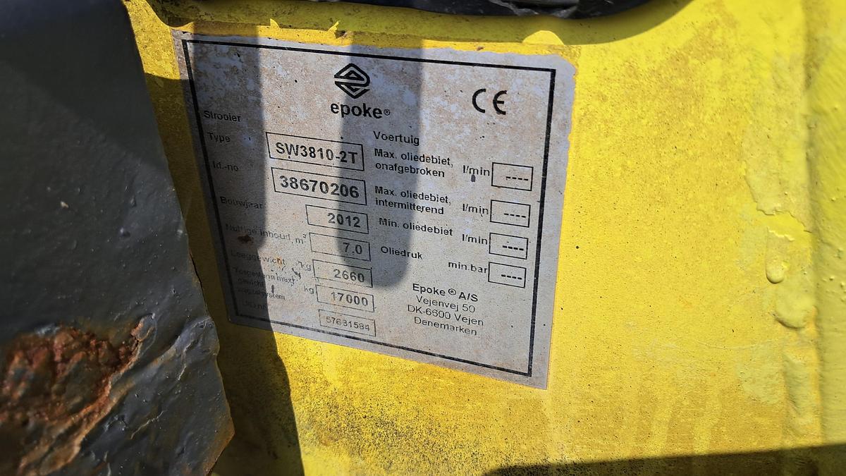 Used 2012 Epoke SW3810-2T