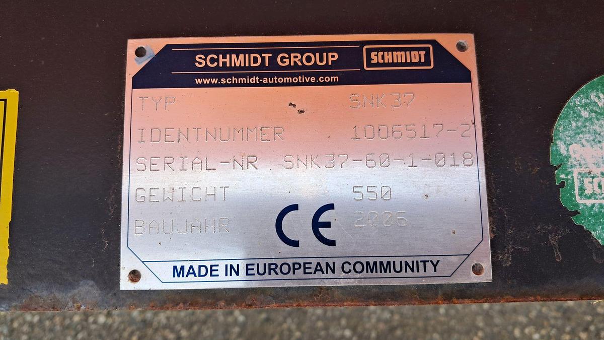 Used 2006 Schmidt SNK37