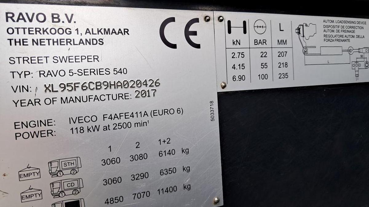 Used 2017 Ravo 540 CD
