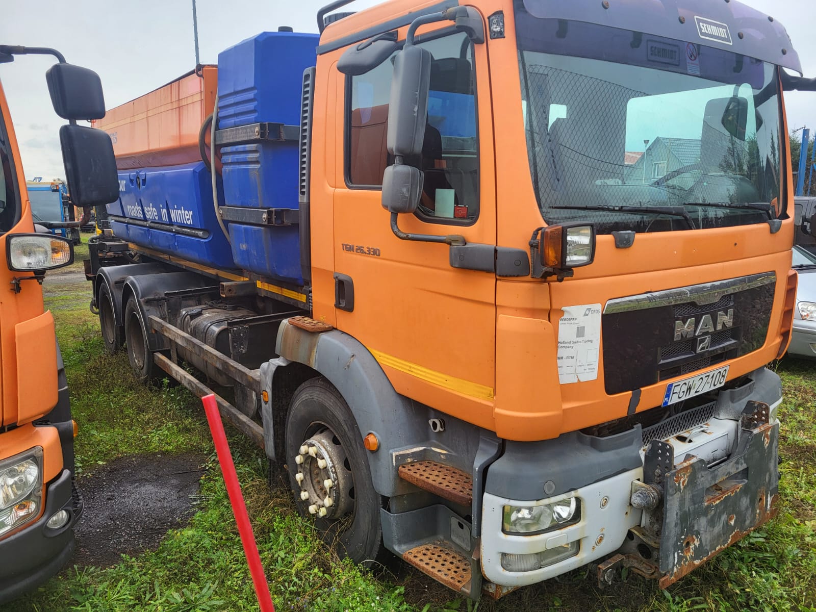 Used 2009 MAN TGM 26.330, Schmidt Stratos B90-42 VCLN, Schmidt SNK34