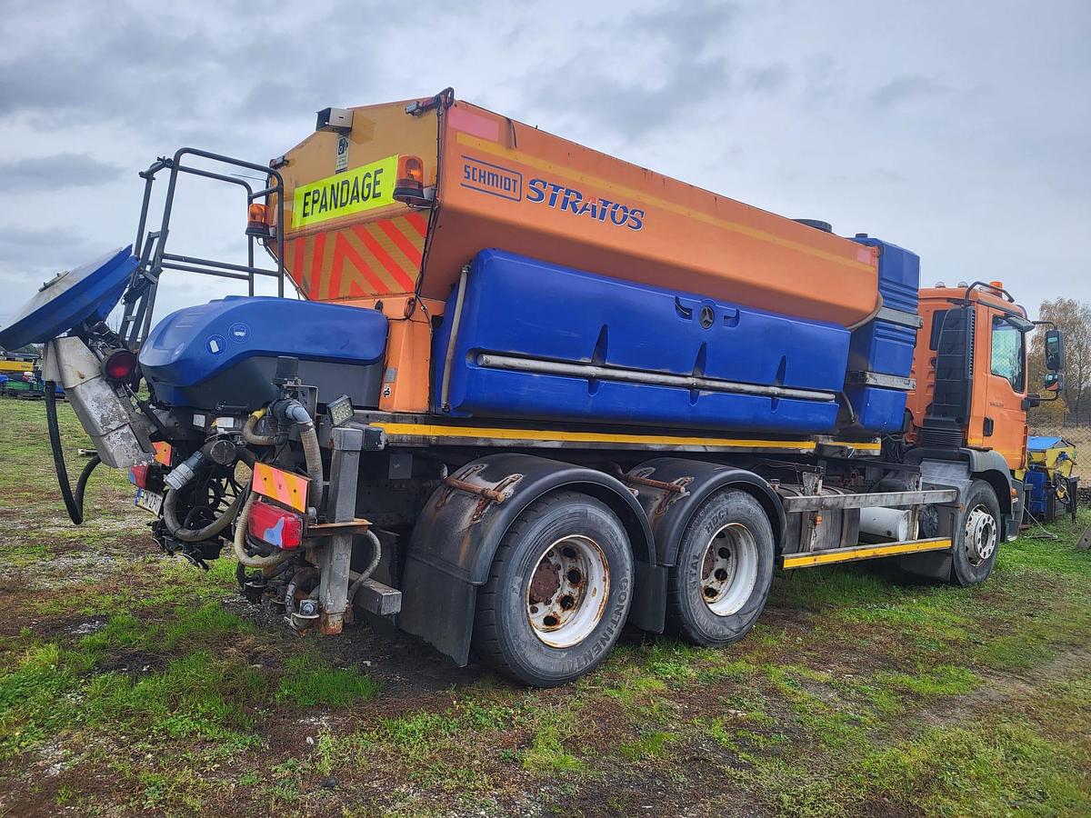 Used 2009 MAN TGM 26.330, Schmidt Stratos B90-42 VCLN, Schmidt SNK34