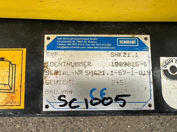 Used 2014 Schmidt SNK21.1
