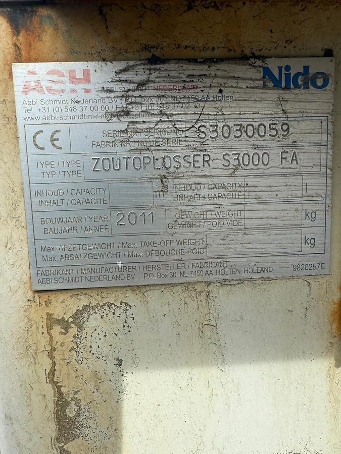 Used 2011 Nido S3000 FA zoutoplosser