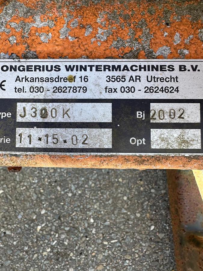 Used 2002 Jongerius J300K