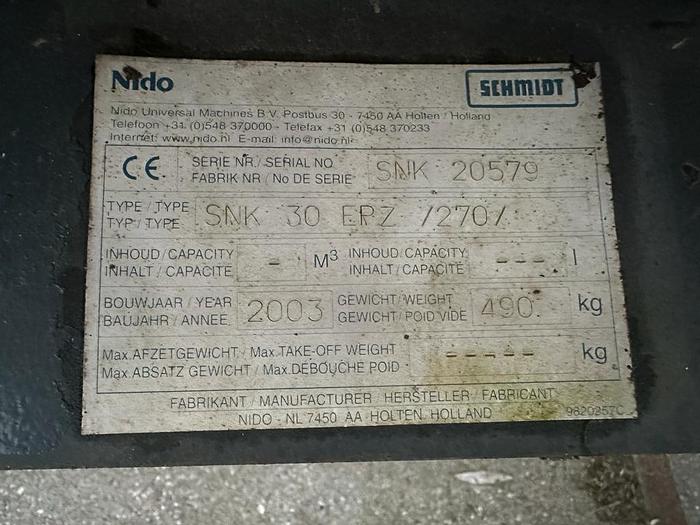 Gebruikt 2003 Nido SNK30 EPZ