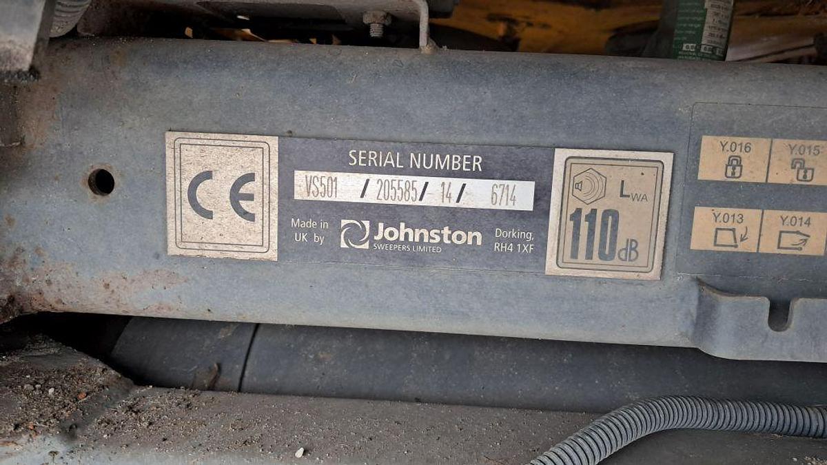 Used 2014 DAF LF + Johnston VS501 sweeper