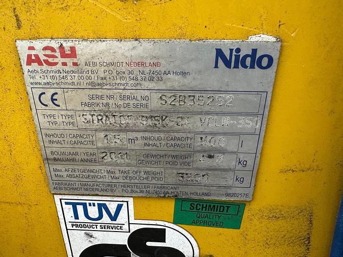 Used 2011 Nido Stratos B15K-24 VCLN-350