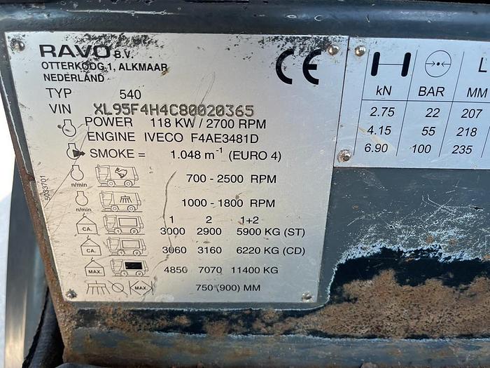 Gebruikt 2008 Ravo 540 STH