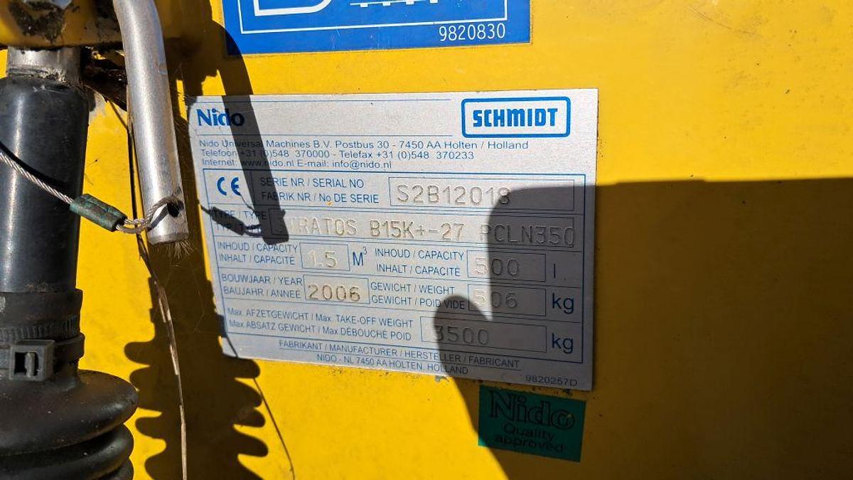 Used 2006 Nido Stratos B15K+-27 PCLN350