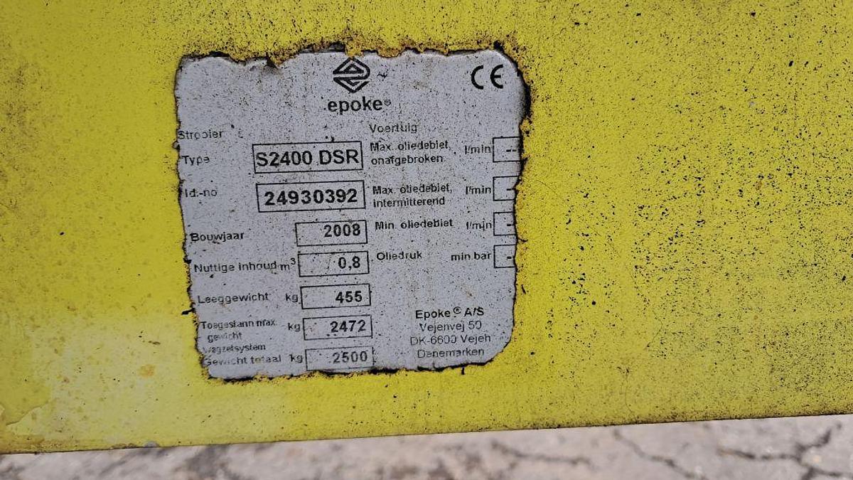 Used 2010 Epoke S2400 DSR