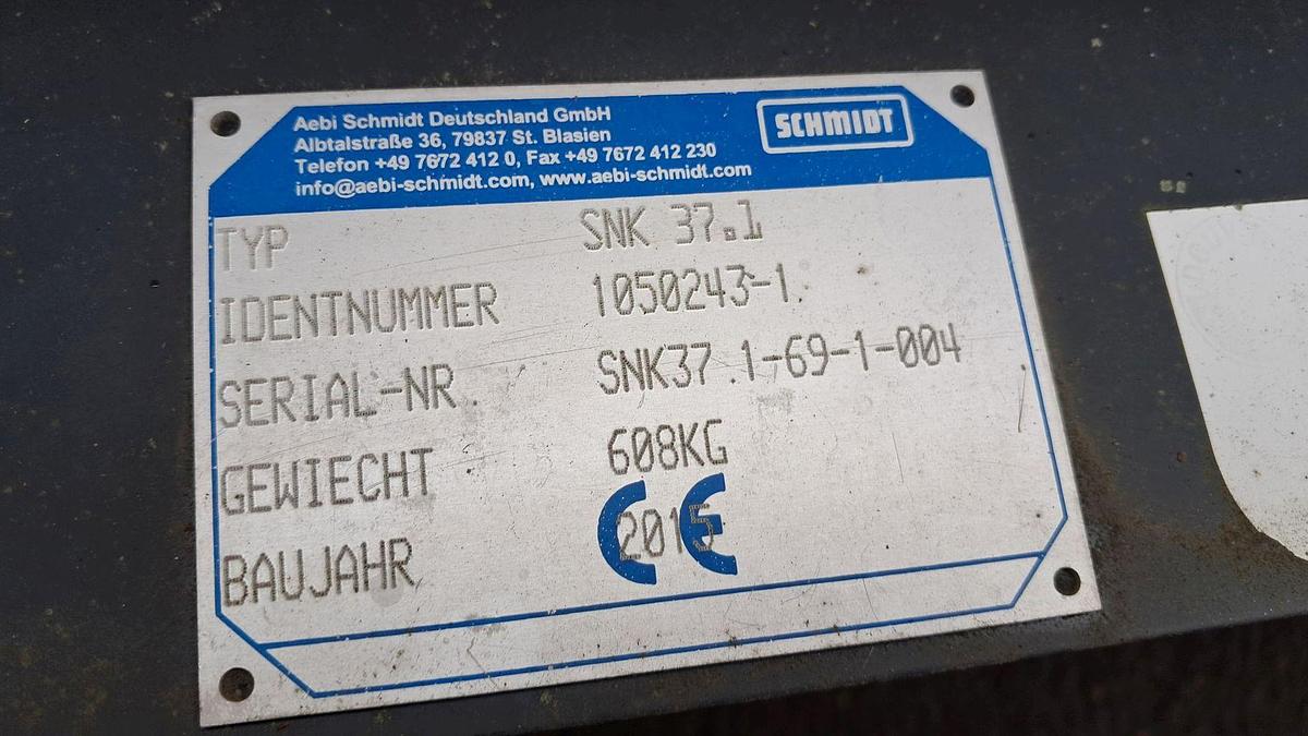 Used 2012 Schmidt SNK37.1