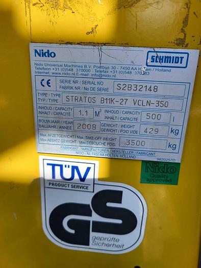 Gebruikt 2008 Nido Stratos B11K-27 VCLN-350