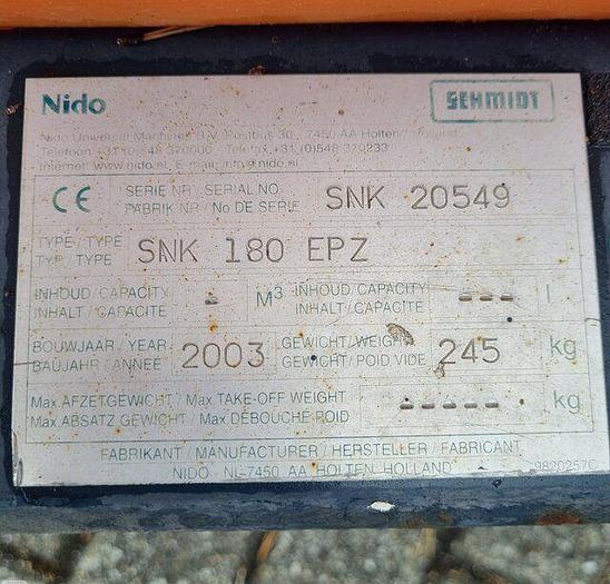 Gebruikt 2003 Nido SNK180 EPZ