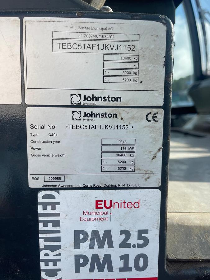 Used 2018 Johnston C401