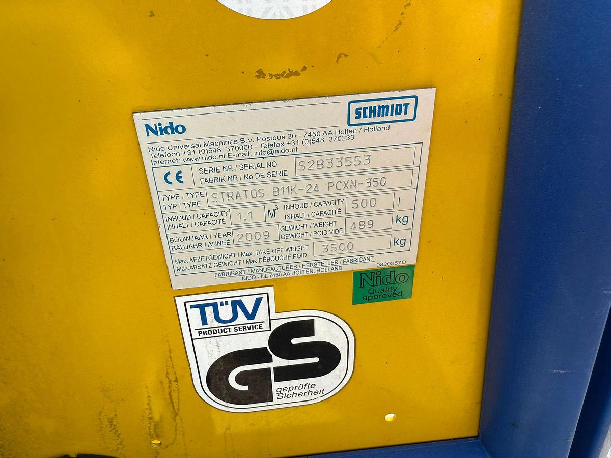 Used 2009 Nido Stratos B11K-24 PCXN-350