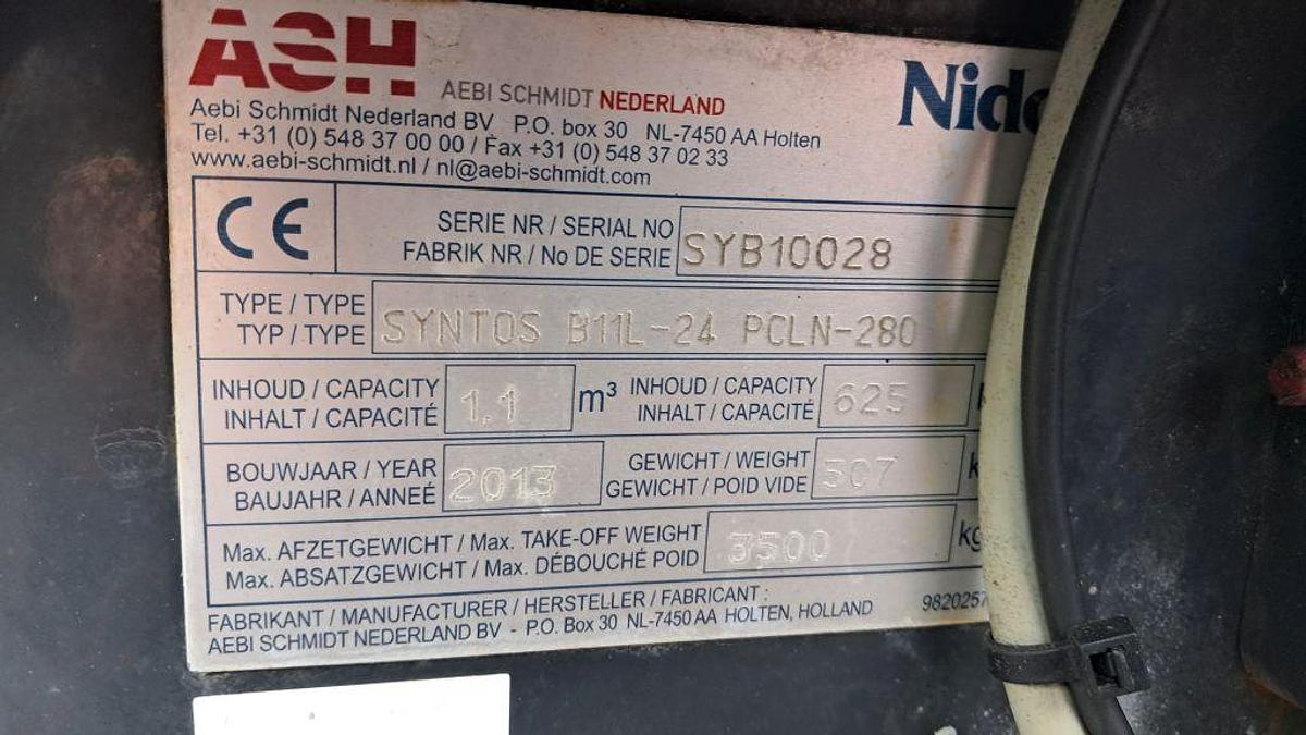 Used 2013 Nido Syntos B11L-24 PCLN-280