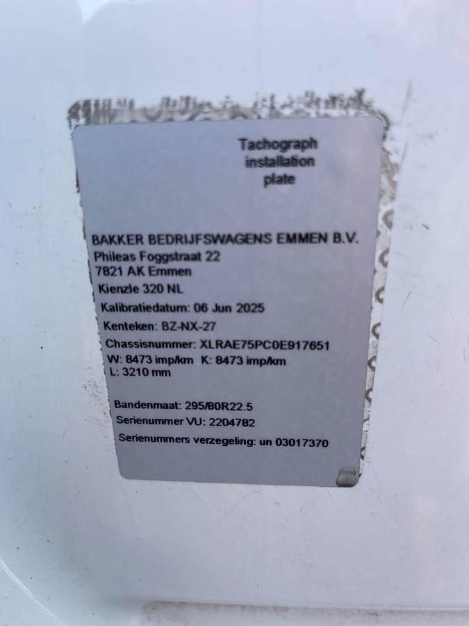 Used 2011 DAF FA CF75.310 / BekkerLaGram kolkenzuiger