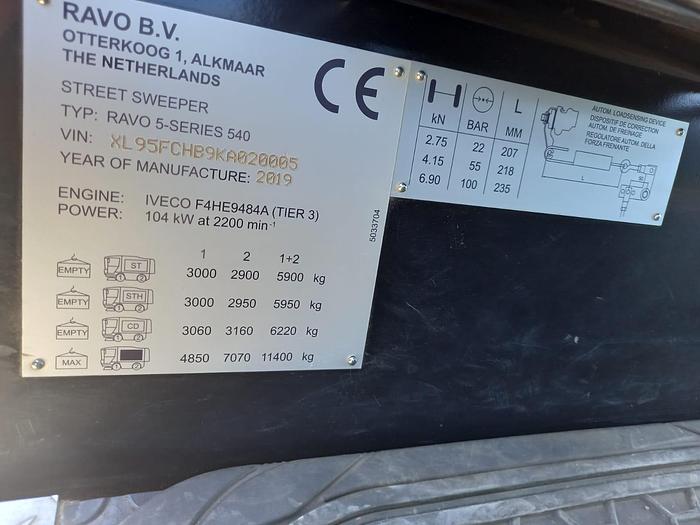 Gebruikt 2019 Ravo 540 STH