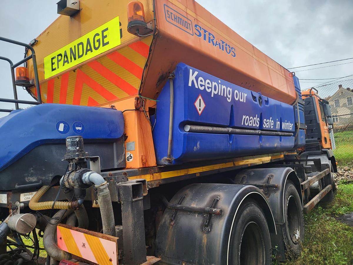 Used 2009 MAN TGM 26.330, Schmidt Stratos B90-42 VCLN, Schmidt SNK34