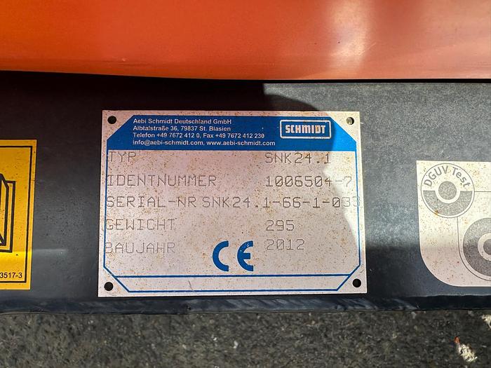 Gebruikt 2012 Schmidt SNK24.1