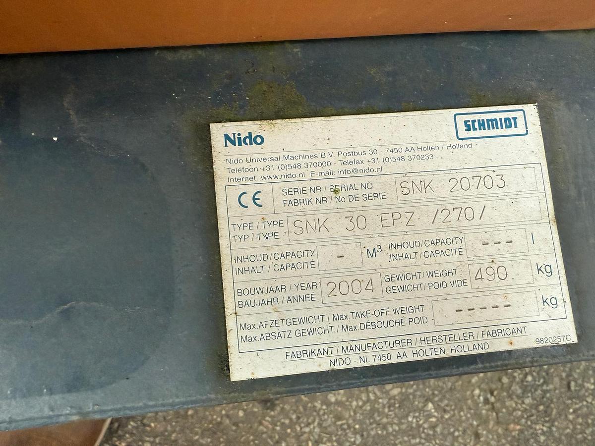 Used 2004 Nido SNK 30 EPZ