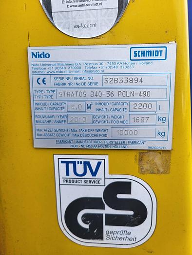 Gebruikt 2010 Nido Stratos B40-36 PCLN-490