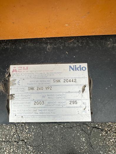 Gebruikt 2003 Nido SNK 240 VPZ