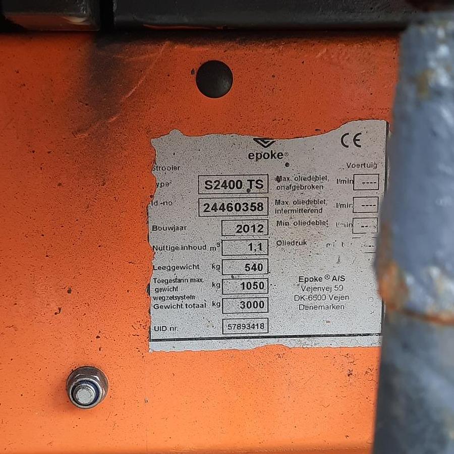 Used 2012 Epoke S2400TS