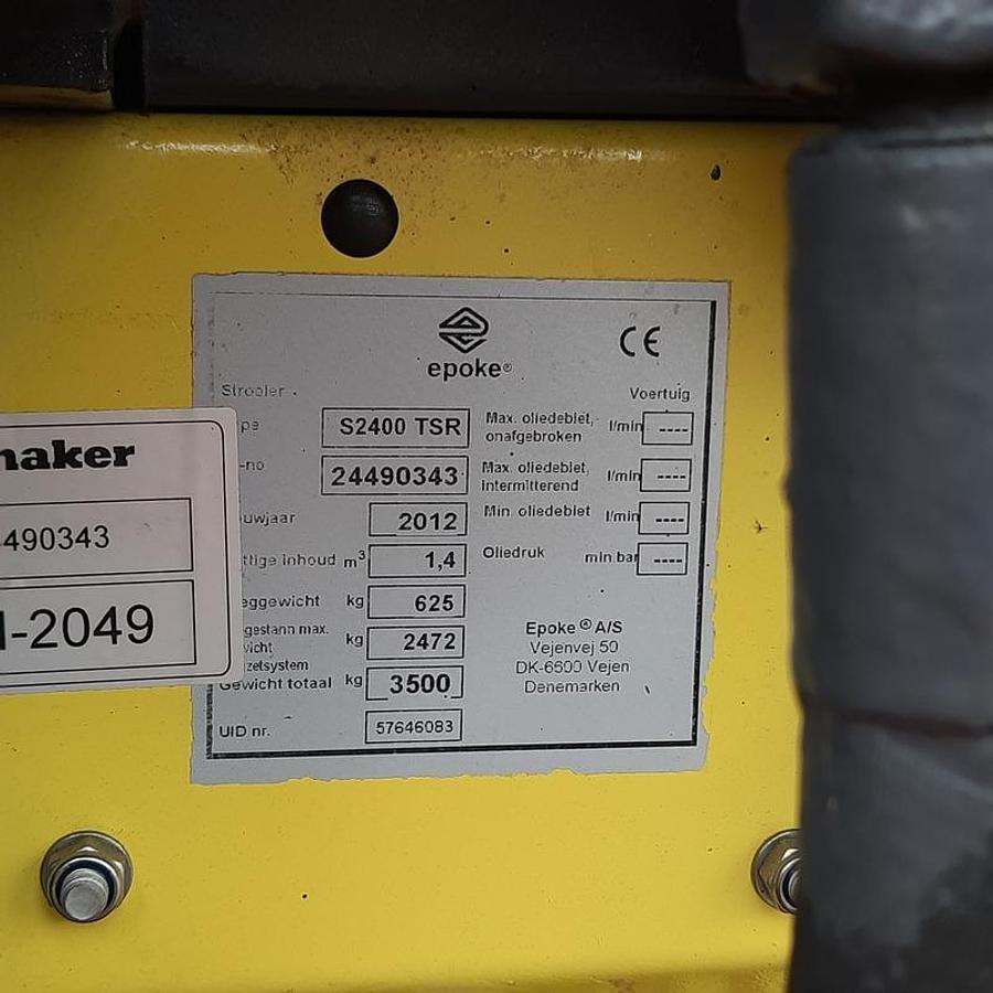 Used 2012 Epoke S2400 TSR