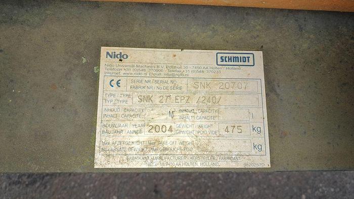 Used 2004 Nido SNK27 EPZ /240