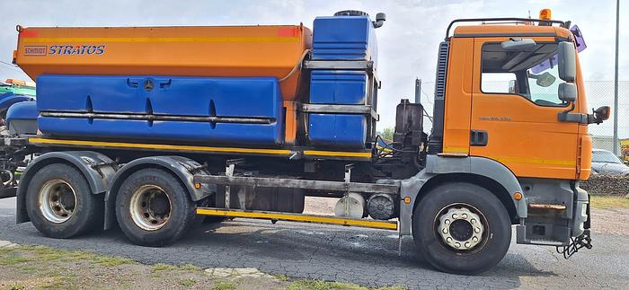 Gebruikt 2009 MAN TGM 26.330, Schmidt Stratos B90-42 VCLN, Schmidt SNK34