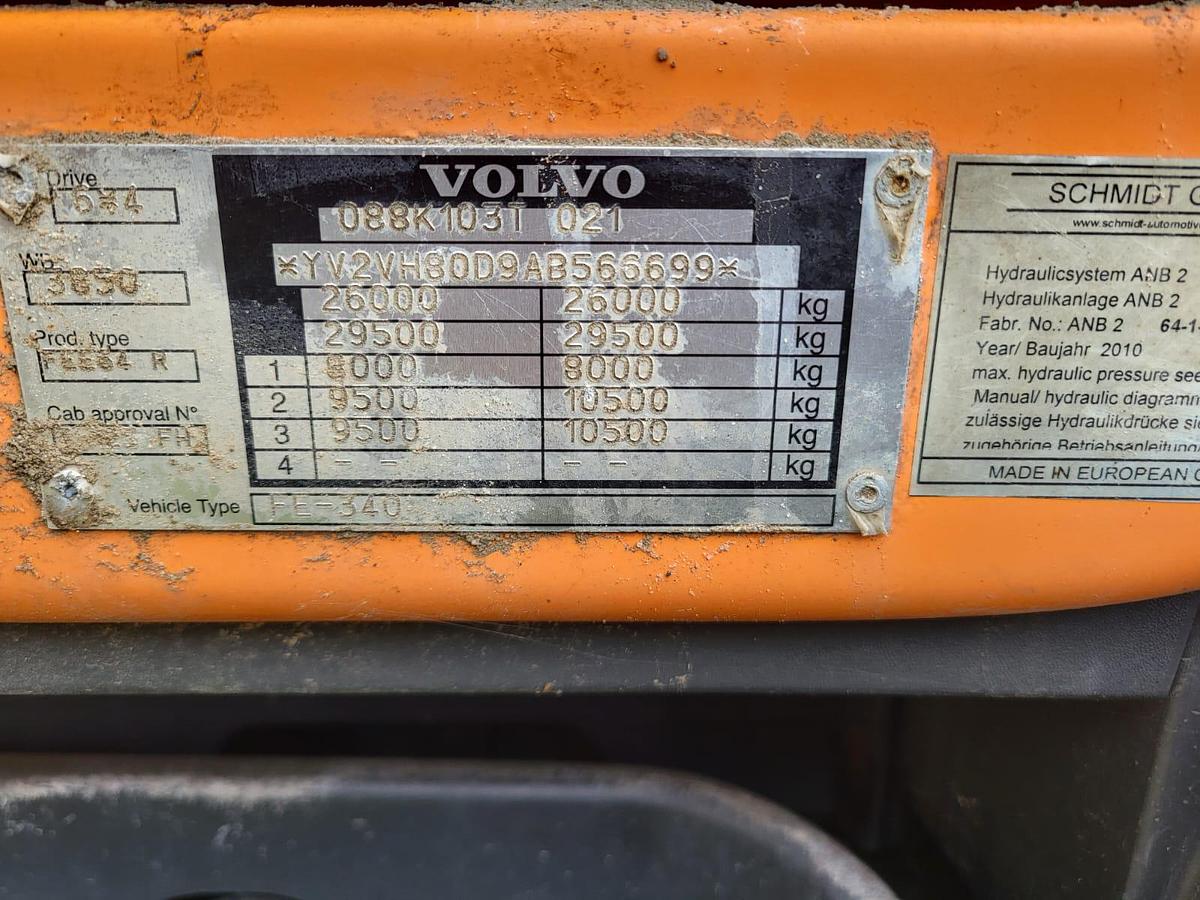 Used 2010 Volvo  FE 340, Schmidt Stratos B90-42 VCLN, Schmidt SNK34.