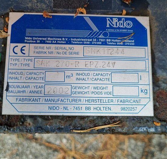 Gebruikt 2002 Nido SNK270 EPZ