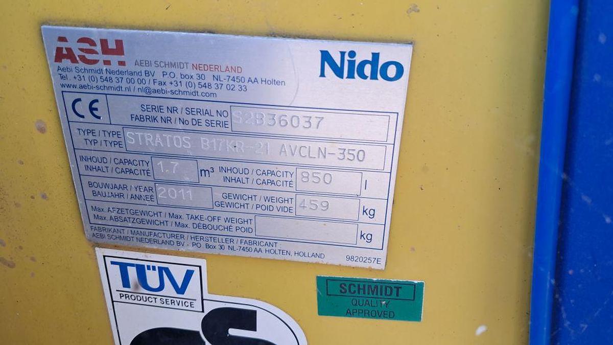 Used 2011 Nido Stratos B17KR-21 AVCLN-350