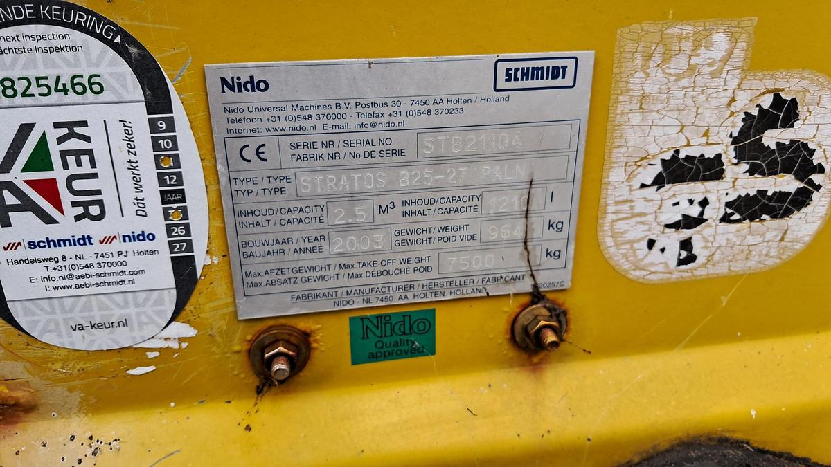 Used 2003 Nido Stratos B25-27 PALN (STB21104)