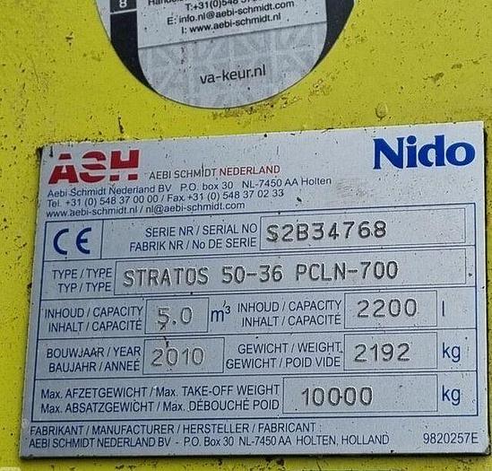 Gebruikt 2010 Nido Stratos B50-36 PCLN-700