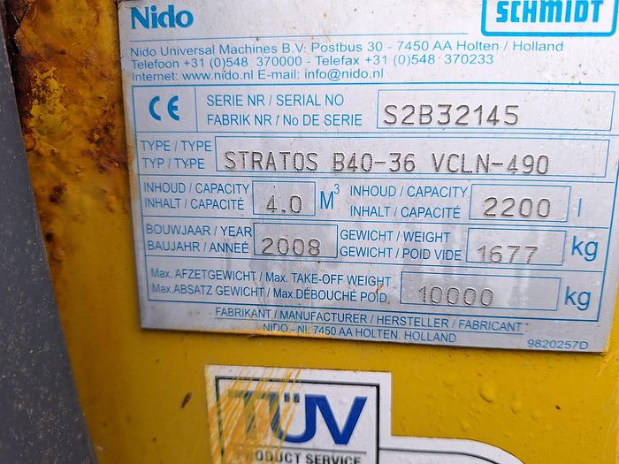 Gebruikt 2010 Nido Stratos B40-36 VCLN-490
