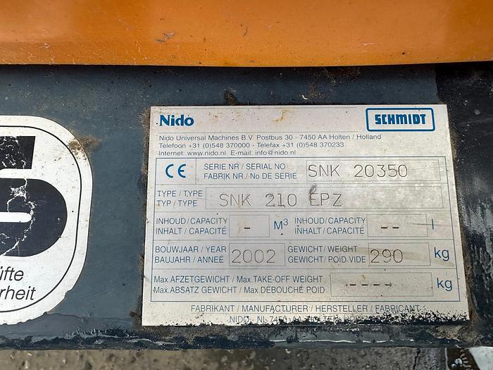 Gebruikt 2002 Nido SNK210 EPZ