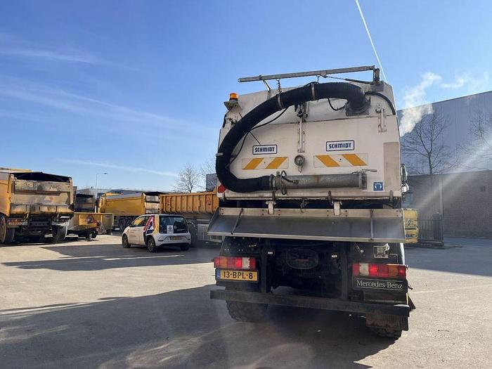 Used 2006 Mercedes-Benz Unimog 4 x 2 / Schmidt SK350 sweeper