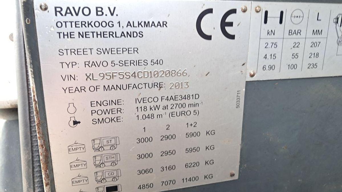 Used 2013 Ravo 540ST