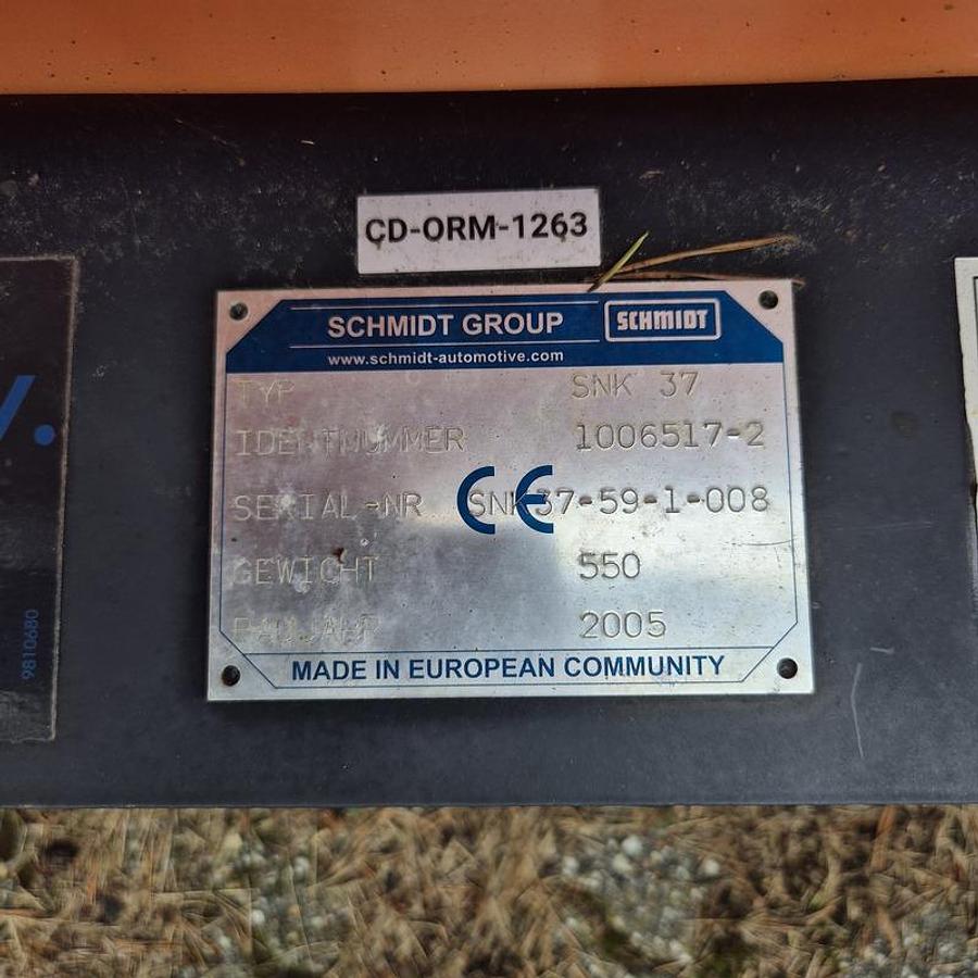Used 2005 Schmidt SNK37