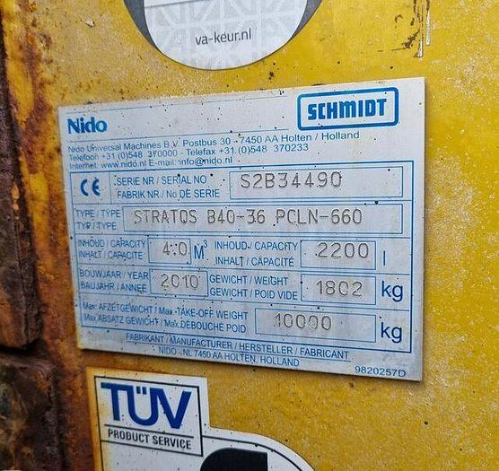 Gebruikt 2010 Nido Stratos B40-36 PCLN-660