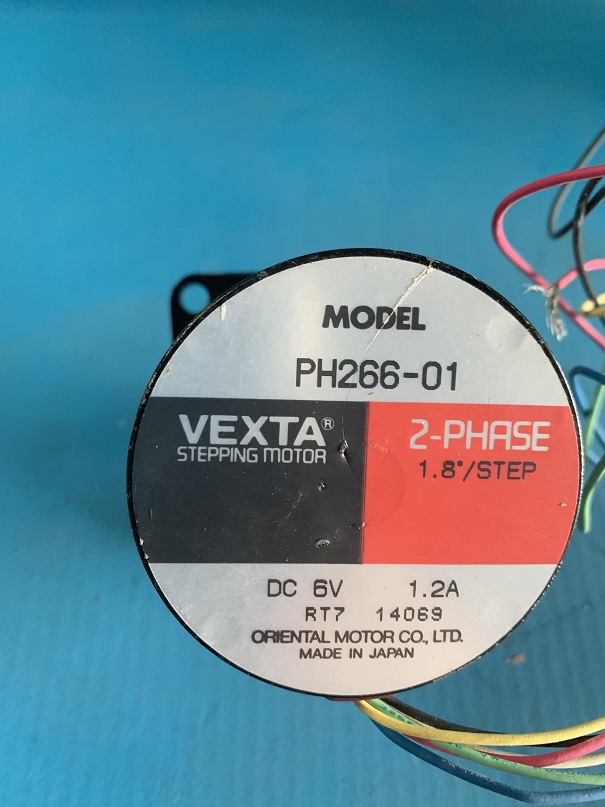 Used oriental motor vexta stepping motor ph266-01