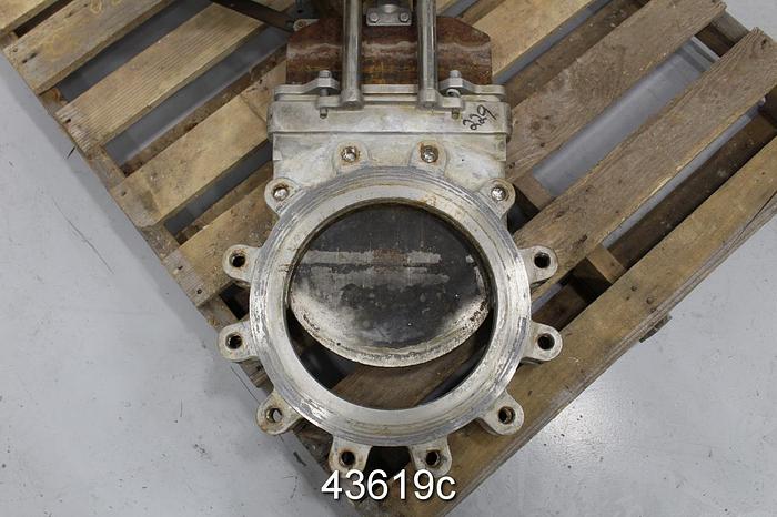 Used Trueline 12" Air Operated Knife Gate Valve #43619