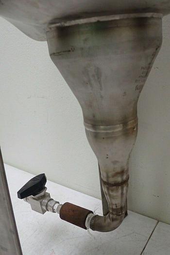 Used Picor 4" x 2" SCH 10S 30-50 PSI 100ºF WP 304/304 LW Conical Pressure Vessel