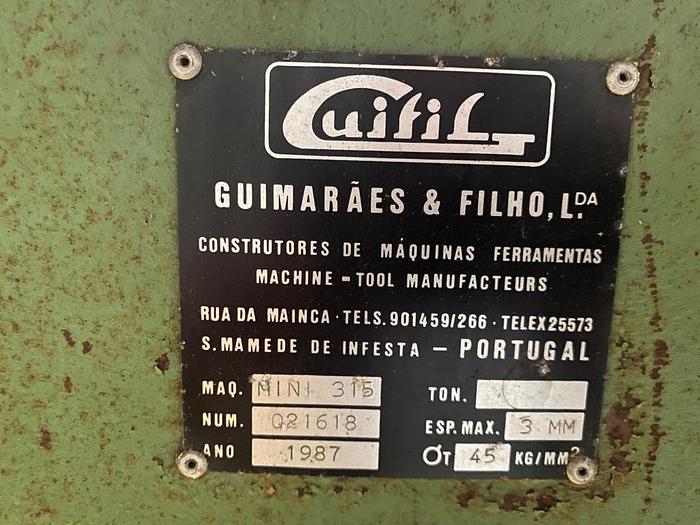 Used 1987 Guifil Mini 315 Mechanical Shears