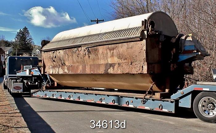 Used Dorr Oliver Pulp Drum Filter, 9' 6" Diameter x 20' Drum #34613