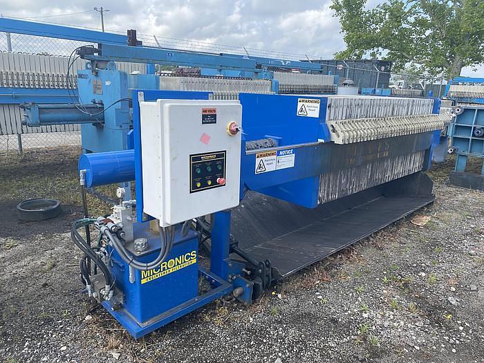 Used 41 CU. FT. MICRONICS FILTER PRESS - 1000 MM (#9912)
